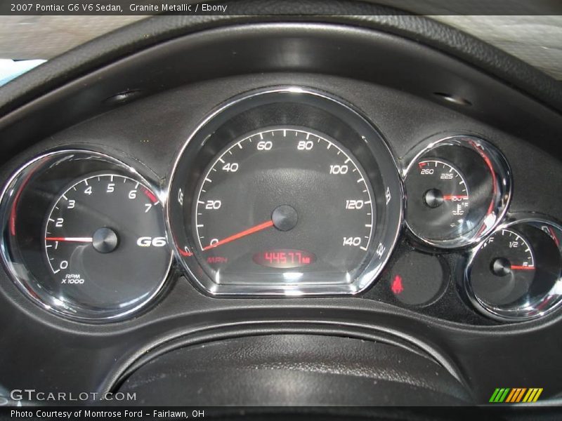 Granite Metallic / Ebony 2007 Pontiac G6 V6 Sedan