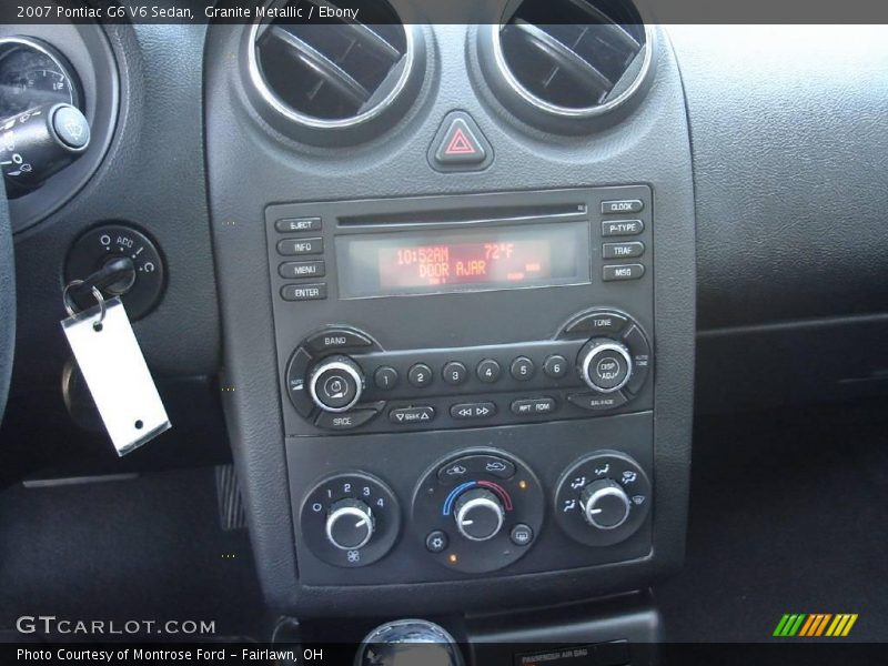 Granite Metallic / Ebony 2007 Pontiac G6 V6 Sedan