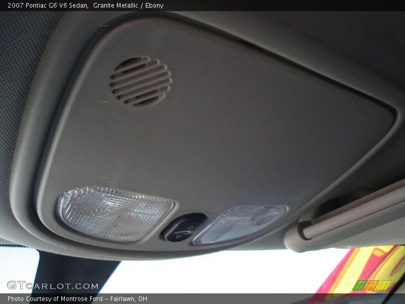 Granite Metallic / Ebony 2007 Pontiac G6 V6 Sedan