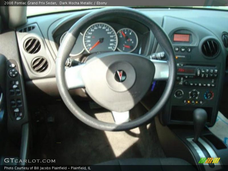Dark Mocha Metallic / Ebony 2008 Pontiac Grand Prix Sedan