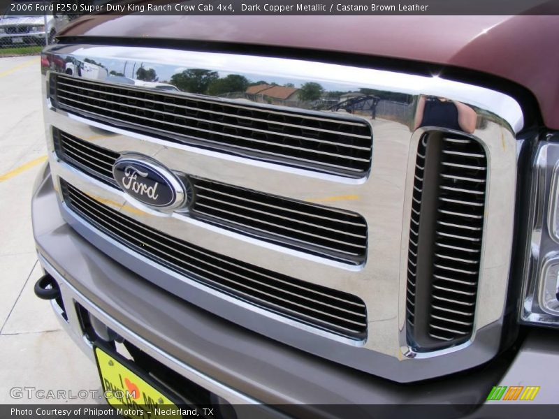 Dark Copper Metallic / Castano Brown Leather 2006 Ford F250 Super Duty King Ranch Crew Cab 4x4