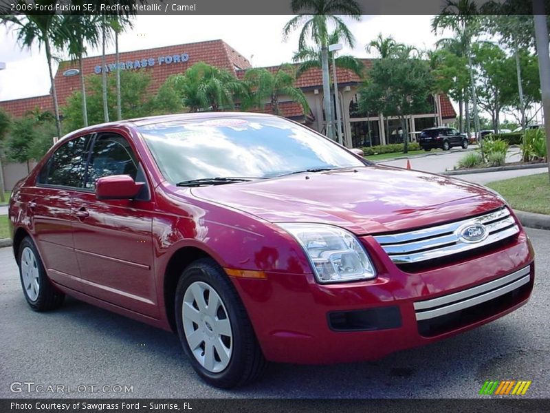 Redfire Metallic / Camel 2006 Ford Fusion SE