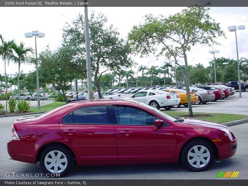 Redfire Metallic / Camel 2006 Ford Fusion SE