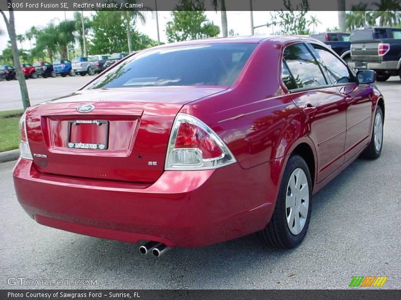 Redfire Metallic / Camel 2006 Ford Fusion SE