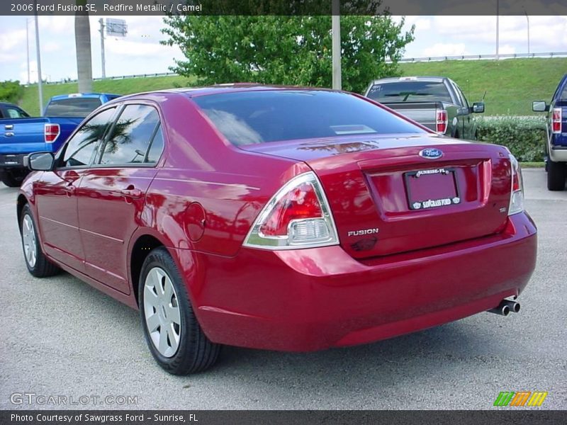 Redfire Metallic / Camel 2006 Ford Fusion SE