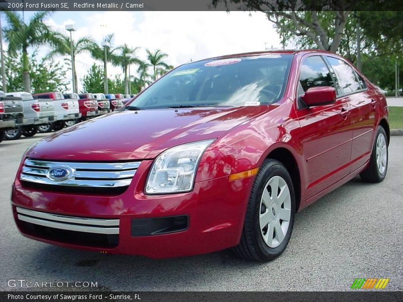 Redfire Metallic / Camel 2006 Ford Fusion SE