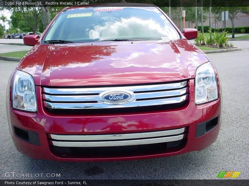 Redfire Metallic / Camel 2006 Ford Fusion SE