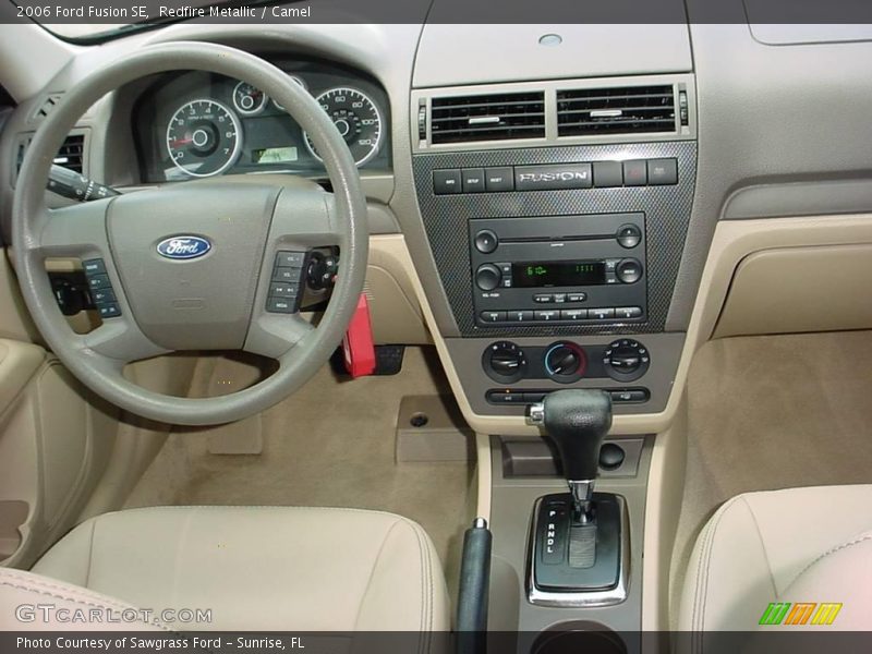 Redfire Metallic / Camel 2006 Ford Fusion SE