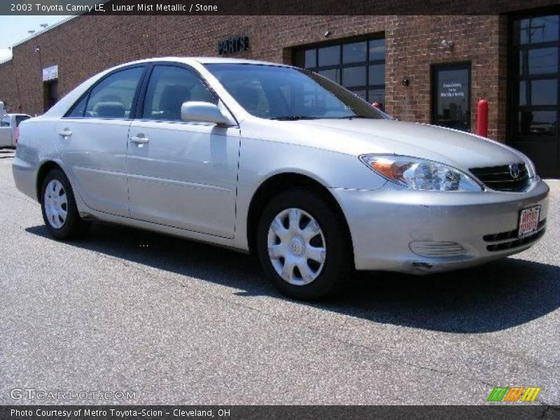 Lunar Mist Metallic / Stone 2003 Toyota Camry LE