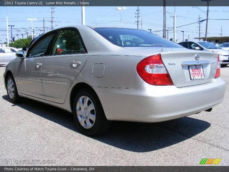 Lunar Mist Metallic / Stone 2003 Toyota Camry LE
