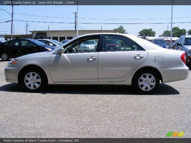 Lunar Mist Metallic / Stone 2003 Toyota Camry LE