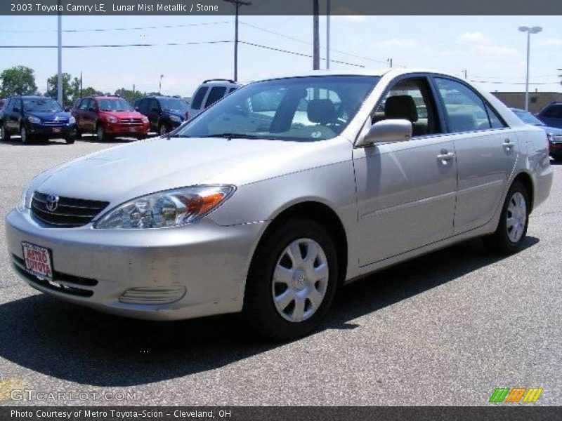 Lunar Mist Metallic / Stone 2003 Toyota Camry LE