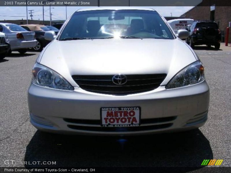 Lunar Mist Metallic / Stone 2003 Toyota Camry LE