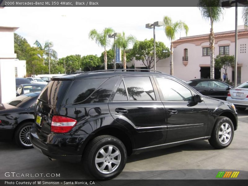 Black / Black 2006 Mercedes-Benz ML 350 4Matic