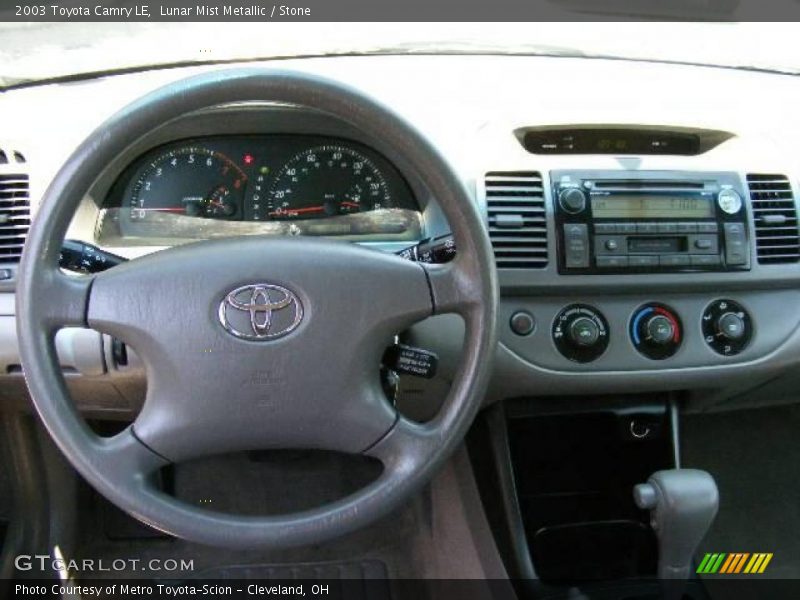 Lunar Mist Metallic / Stone 2003 Toyota Camry LE