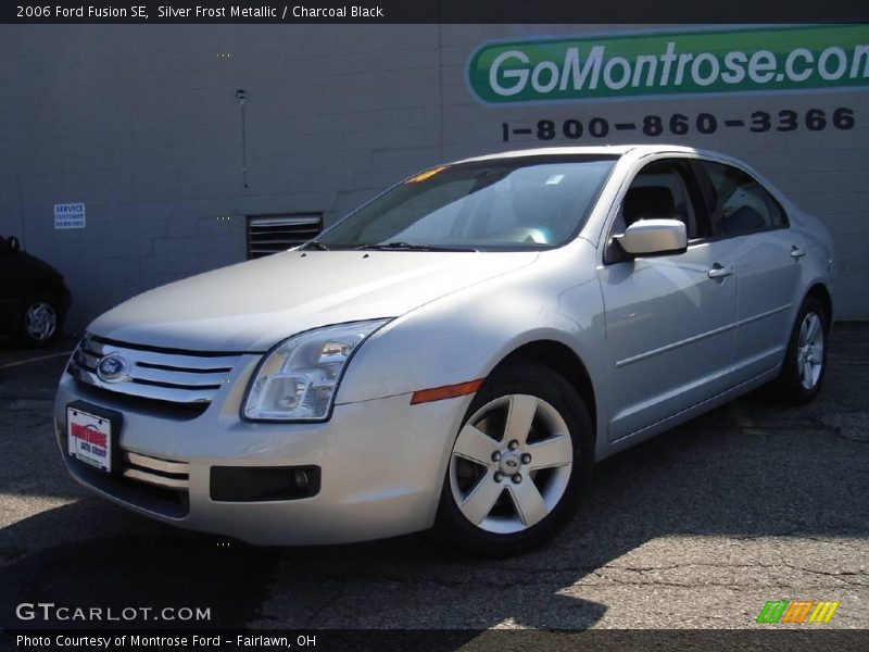 Silver Frost Metallic / Charcoal Black 2006 Ford Fusion SE