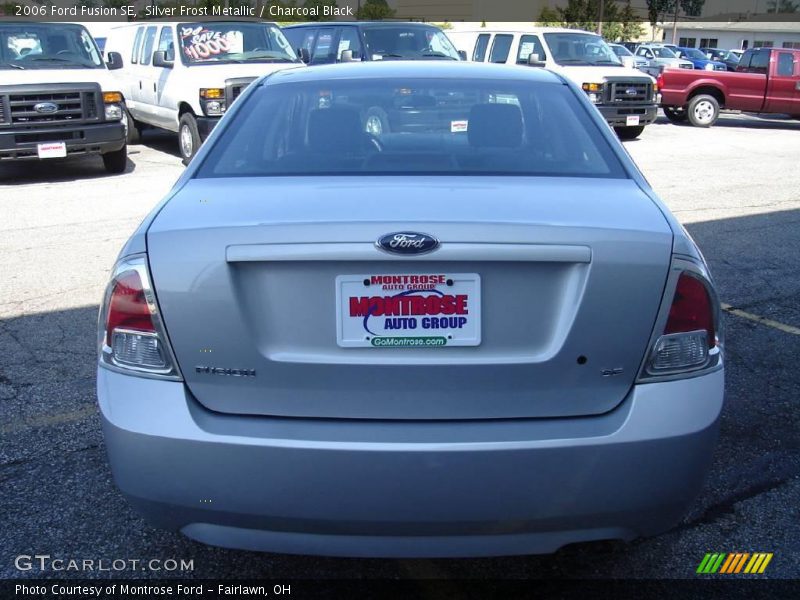 Silver Frost Metallic / Charcoal Black 2006 Ford Fusion SE