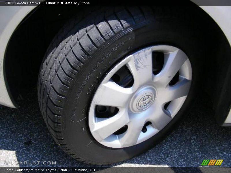 Lunar Mist Metallic / Stone 2003 Toyota Camry LE