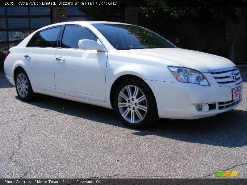 Blizzard White Pearl / Light Gray 2005 Toyota Avalon Limited