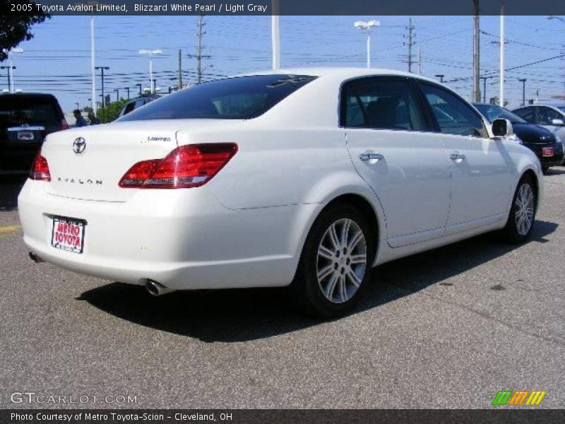 Blizzard White Pearl / Light Gray 2005 Toyota Avalon Limited