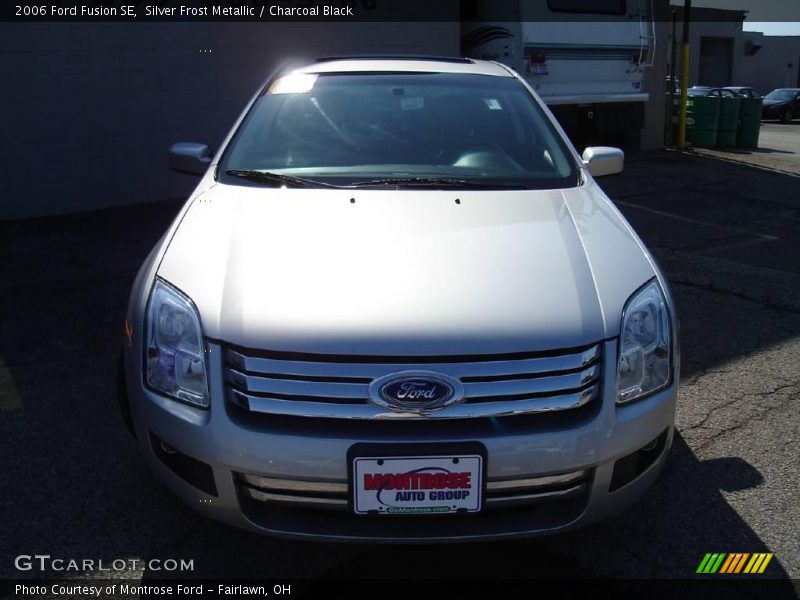 Silver Frost Metallic / Charcoal Black 2006 Ford Fusion SE