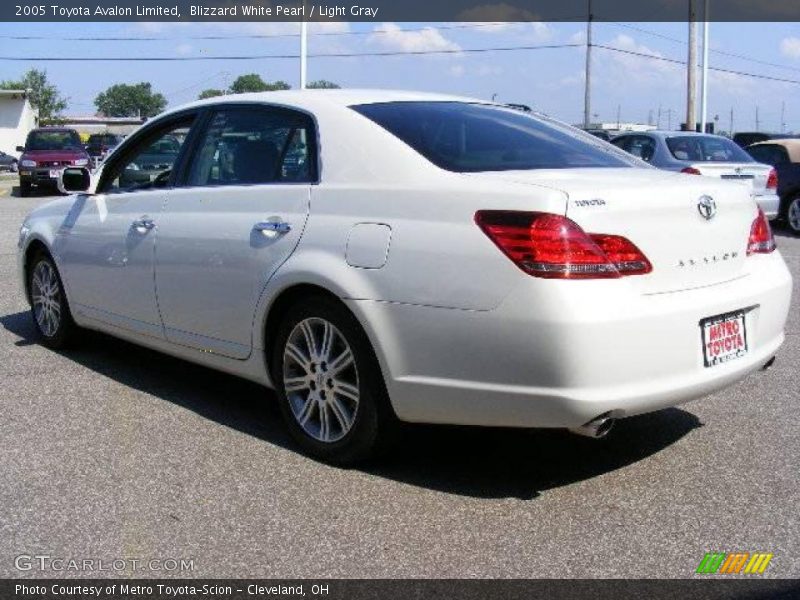 Blizzard White Pearl / Light Gray 2005 Toyota Avalon Limited