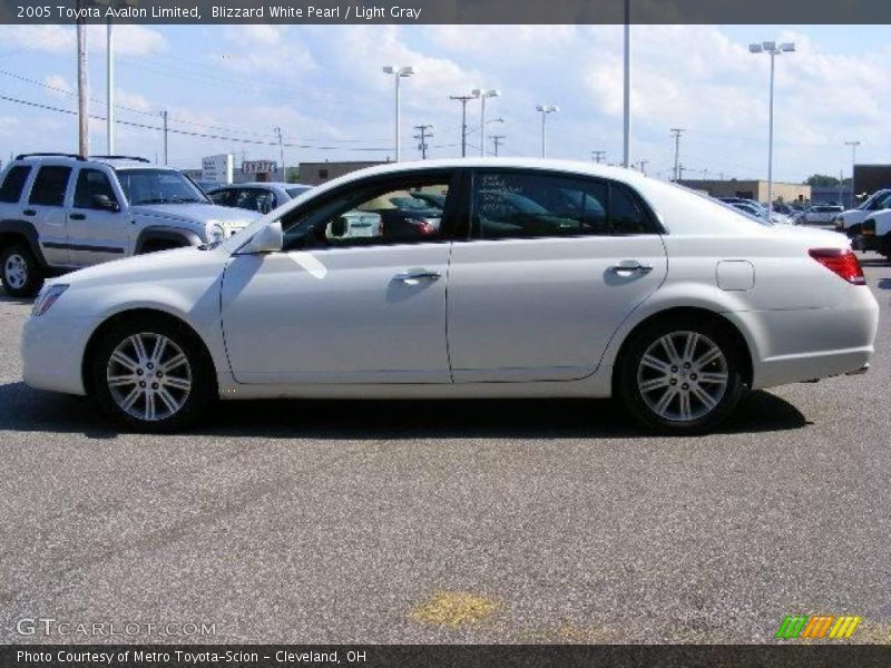 Blizzard White Pearl / Light Gray 2005 Toyota Avalon Limited