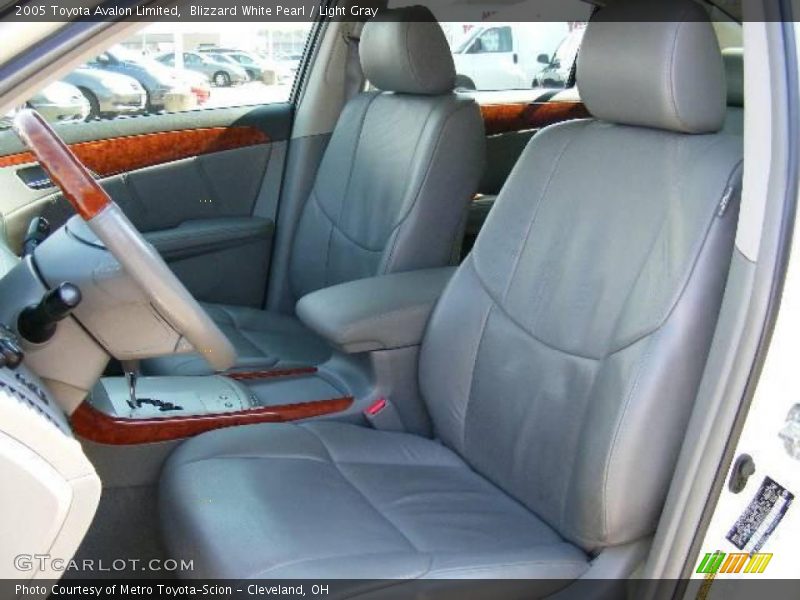 Blizzard White Pearl / Light Gray 2005 Toyota Avalon Limited