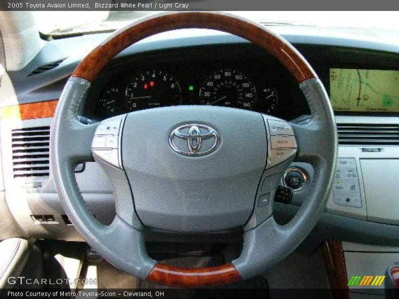 Blizzard White Pearl / Light Gray 2005 Toyota Avalon Limited