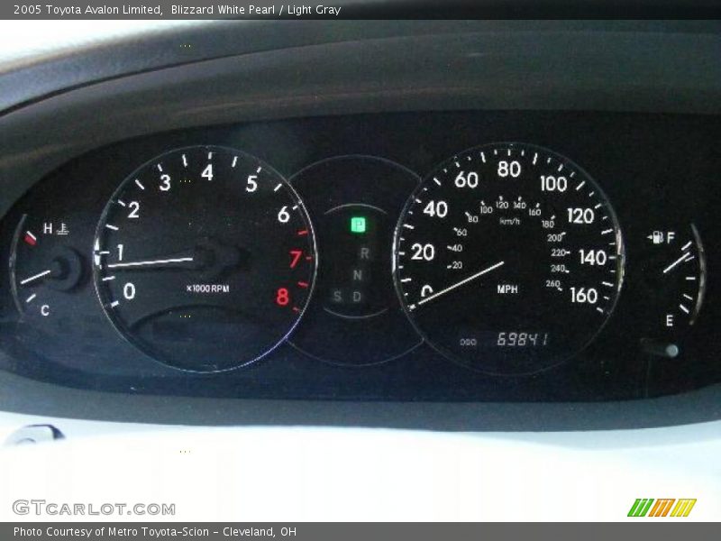 Blizzard White Pearl / Light Gray 2005 Toyota Avalon Limited