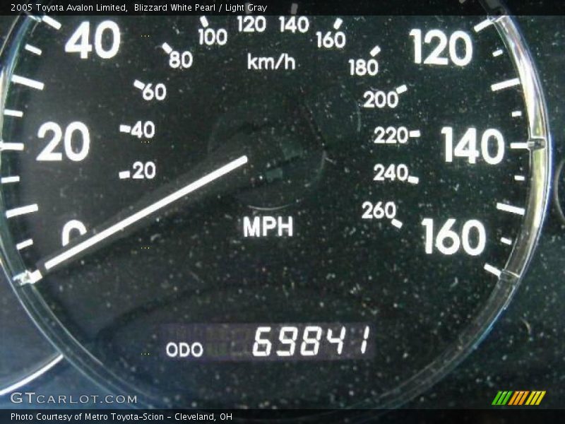 Blizzard White Pearl / Light Gray 2005 Toyota Avalon Limited