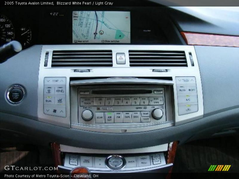 Blizzard White Pearl / Light Gray 2005 Toyota Avalon Limited