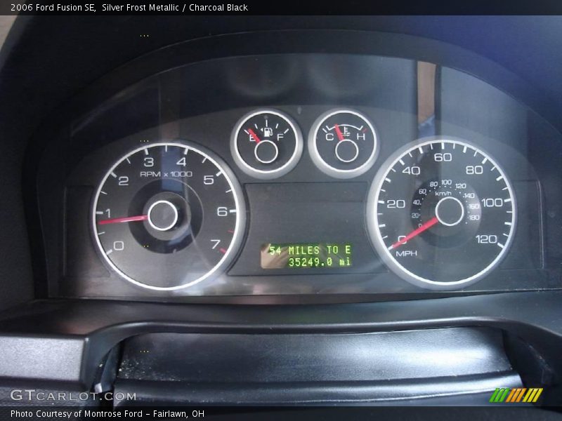 Silver Frost Metallic / Charcoal Black 2006 Ford Fusion SE