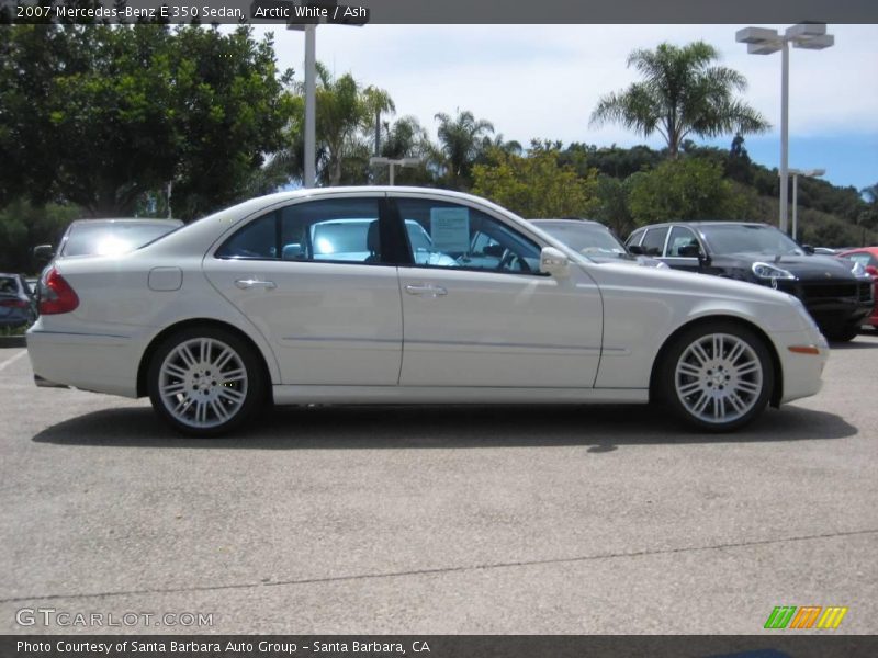 Arctic White / Ash 2007 Mercedes-Benz E 350 Sedan