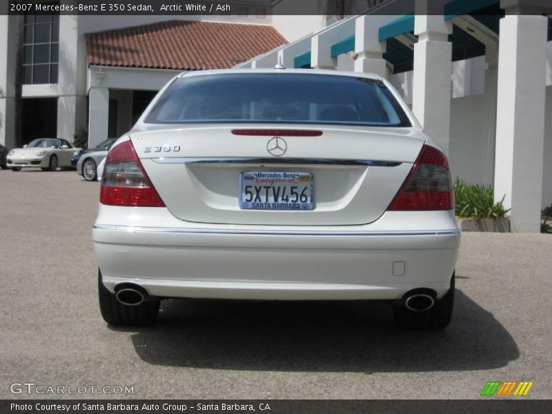 Arctic White / Ash 2007 Mercedes-Benz E 350 Sedan