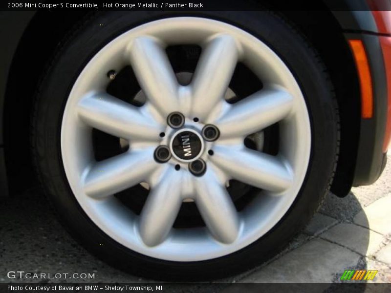 Hot Orange Metallic / Panther Black 2006 Mini Cooper S Convertible