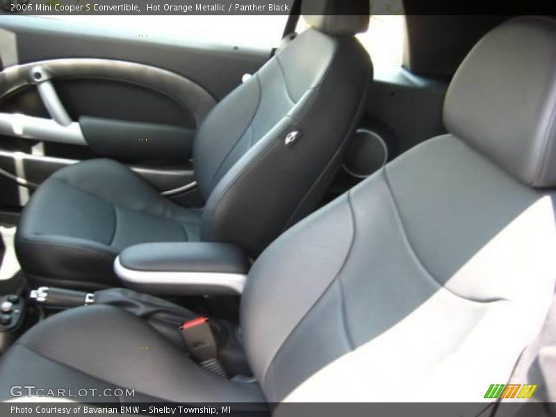 Hot Orange Metallic / Panther Black 2006 Mini Cooper S Convertible
