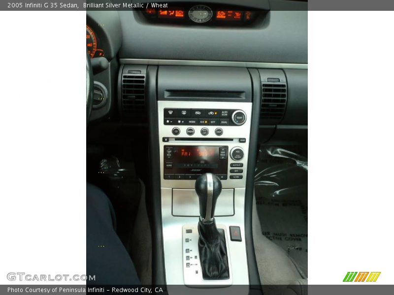 Brilliant Silver Metallic / Wheat 2005 Infiniti G 35 Sedan