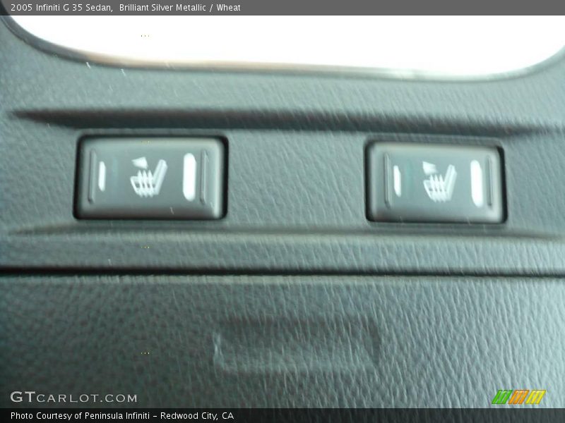 Brilliant Silver Metallic / Wheat 2005 Infiniti G 35 Sedan