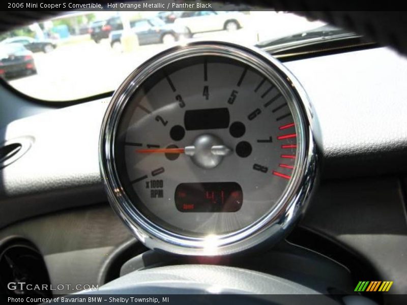 Hot Orange Metallic / Panther Black 2006 Mini Cooper S Convertible