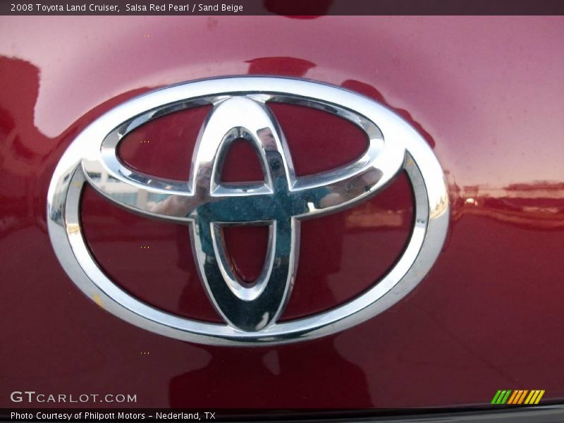 Salsa Red Pearl / Sand Beige 2008 Toyota Land Cruiser