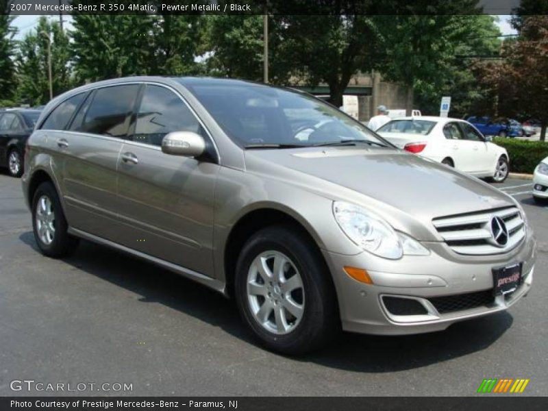 Pewter Metallic / Black 2007 Mercedes-Benz R 350 4Matic