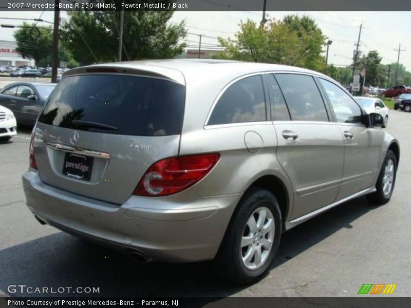 Pewter Metallic / Black 2007 Mercedes-Benz R 350 4Matic