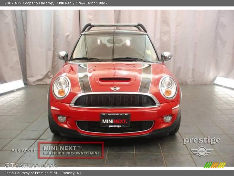 Chili Red / Grey/Carbon Black 2007 Mini Cooper S Hardtop