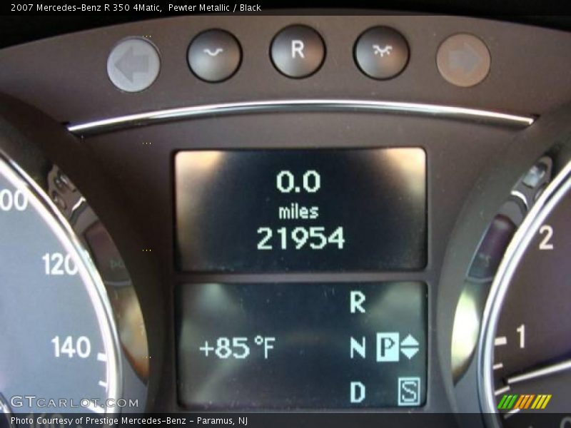 Pewter Metallic / Black 2007 Mercedes-Benz R 350 4Matic
