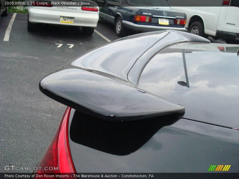 Black Obsidian / Stone 2005 Infiniti G 35 Coupe