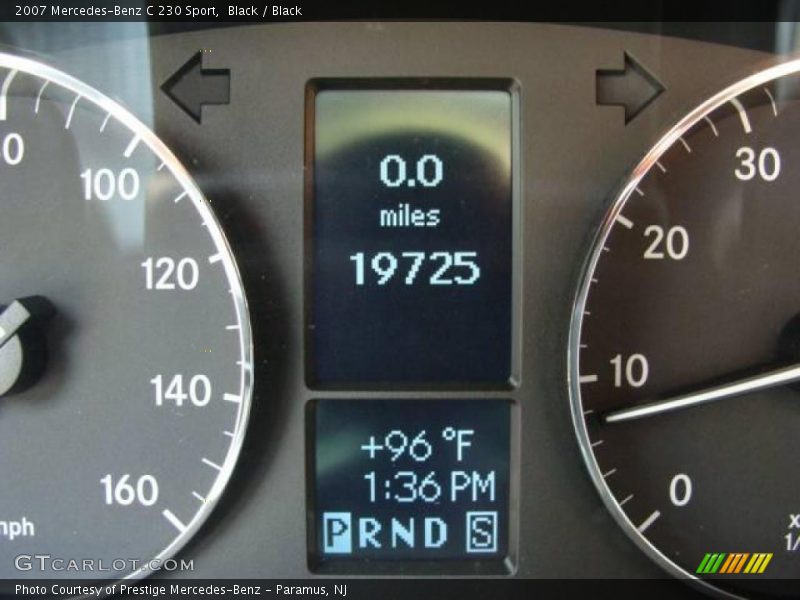 Black / Black 2007 Mercedes-Benz C 230 Sport