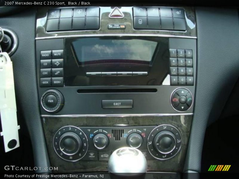 Black / Black 2007 Mercedes-Benz C 230 Sport