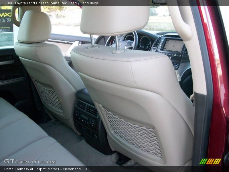 Salsa Red Pearl / Sand Beige 2008 Toyota Land Cruiser