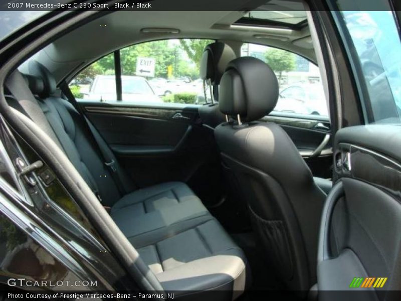 Black / Black 2007 Mercedes-Benz C 230 Sport